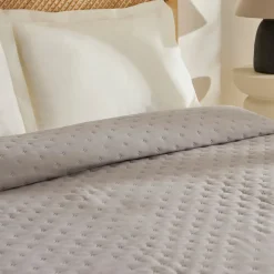 Breezy Bettüberwurf Grau 230x240 cm