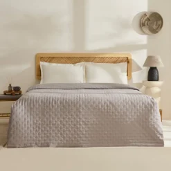 Breezy Bettüberwurf Grau 160x240 cm