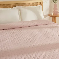 Breezy Bettüberwurf Puderrosa 160x240 cm