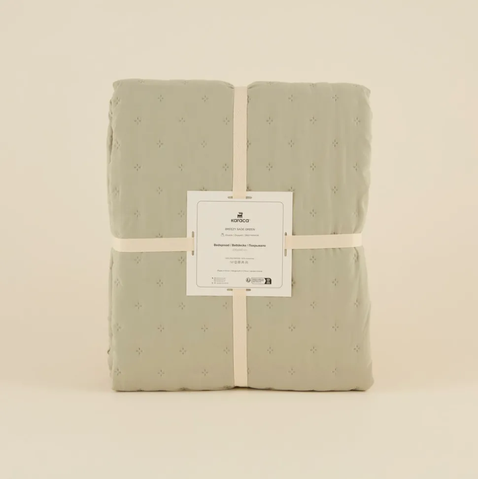 Breezy Tagesdecke Salbeigrün 160x240 cm