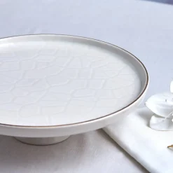 Calvin Servierteller mit Fuß 23 cm