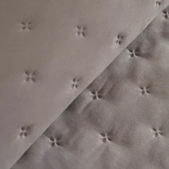 Fiona Bettüberwurf Set Grau 230x240cm + 2(50x70) cm