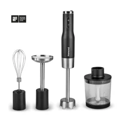 Homend Artfood 1925h Stabmixer-Set Schwarz
