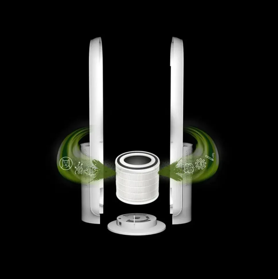 Homend O-zone 9008H Cool+ Heatwave Luftreiniger 35W Weiß