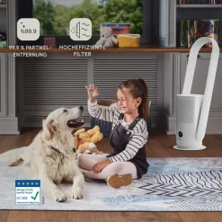 Homend O-zone 9008H Cool+ Heatwave Luftreiniger 35W Weiß