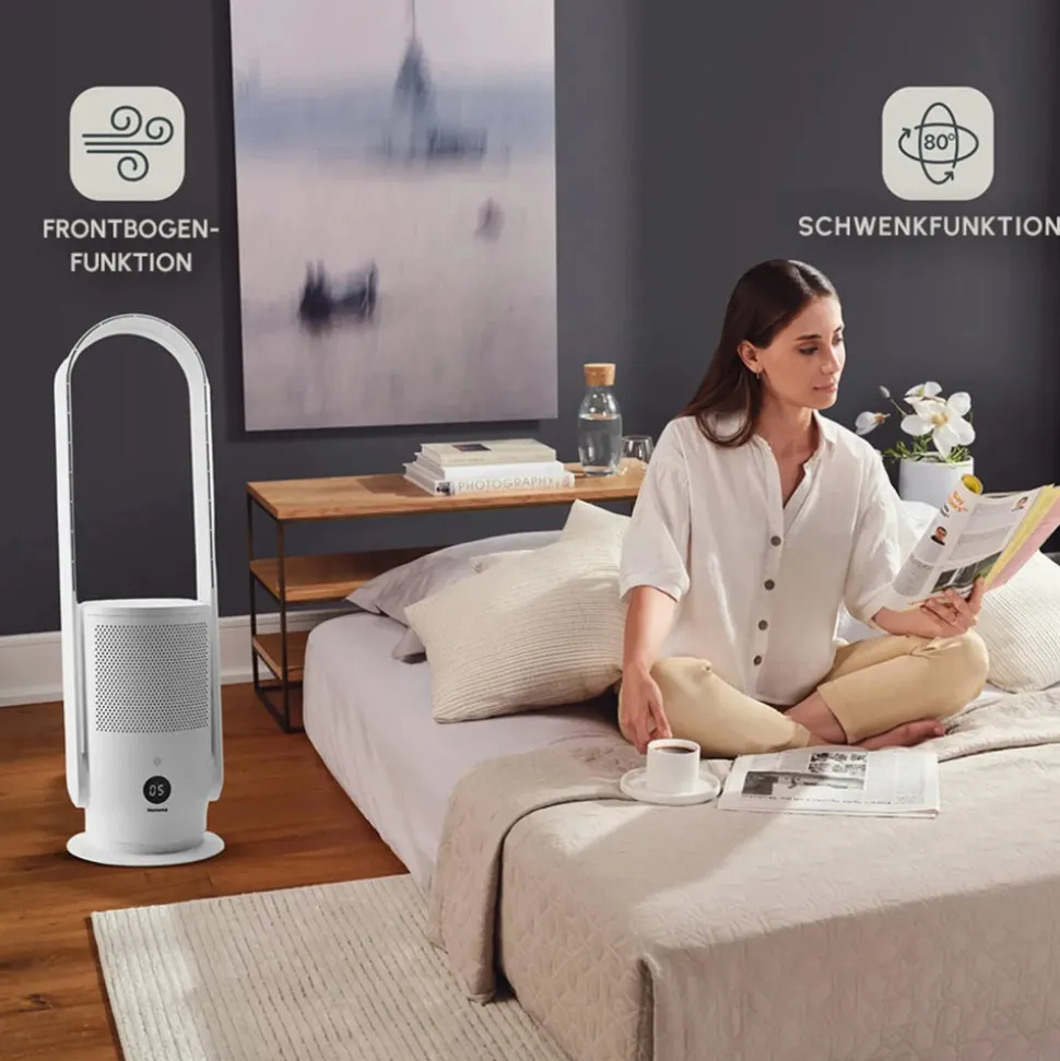 Homend O-zone 9008H Cool+ Heatwave Luftreiniger 35W Weiß