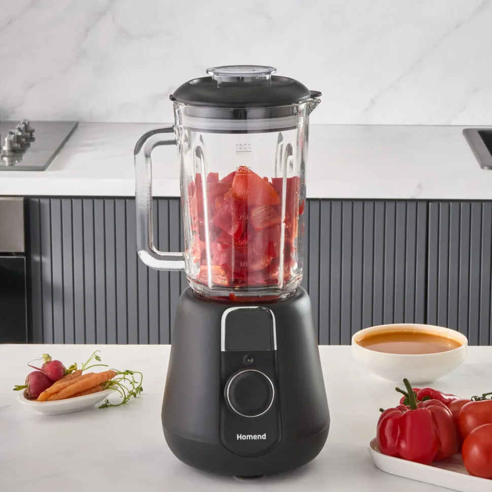 Homend Vintage Blendsetter 4927H, Stabmixer, Schwarz, 1000W