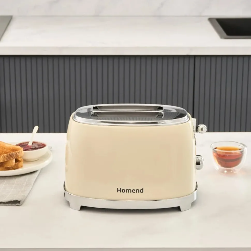 Homend Vintage Breadfast 1527H Toaster Creme