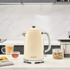 Homend Vintage Heatrow 1627H, Wasserkocher, Creme, 2200W