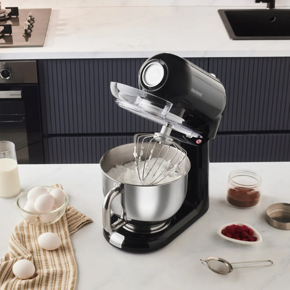 Homend Vintage Profashion 3027H, Küchenchef, Schwarz, 1500W, 5,5L