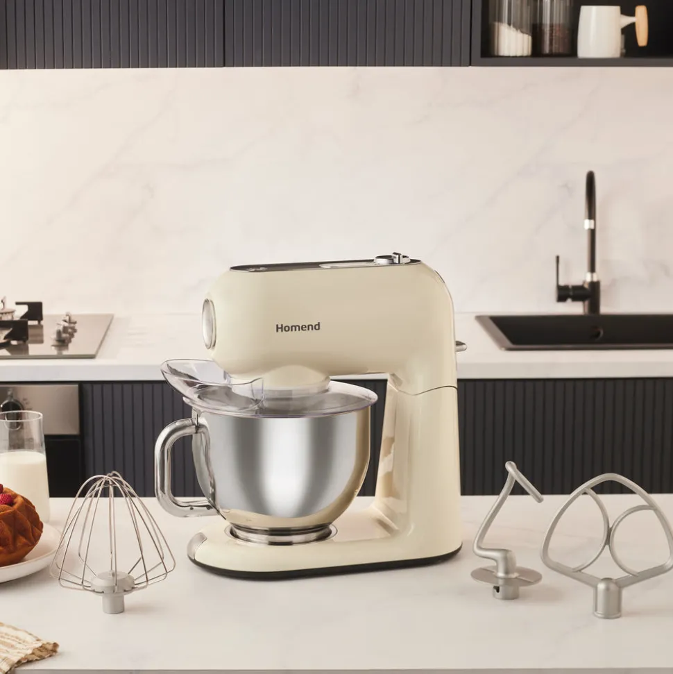 Homend Vintage Profashion 3027H, Küchenchef, Creme, 1500W, 5,5L