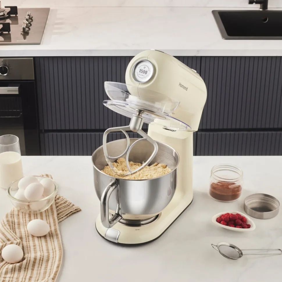 Homend Vintage Profashion 3027H, Küchenchef, Creme, 1500W, 5,5L