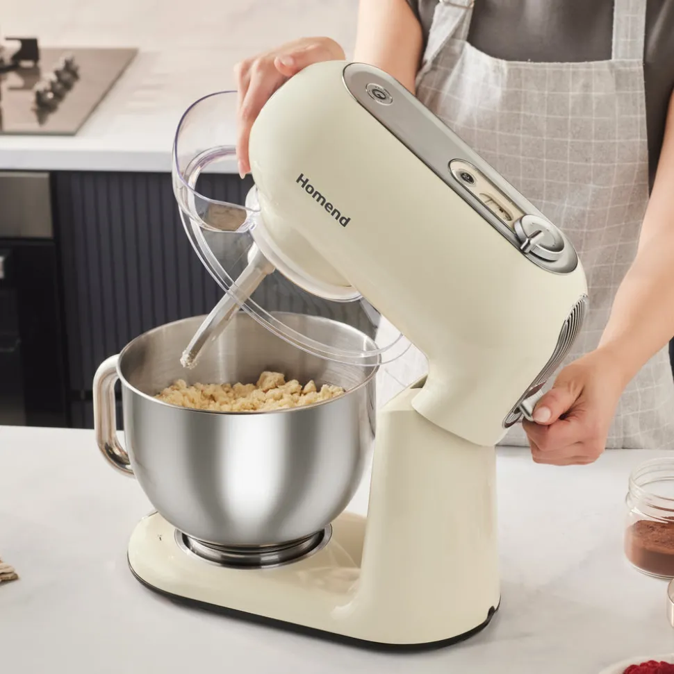 Homend Vintage Profashion 3027H, Küchenchef, Creme, 1500W, 5,5L