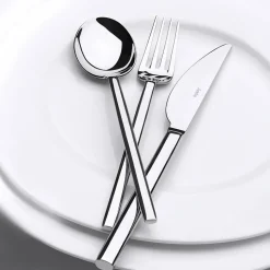 Jumbo 8100 Tafelbesteck- Set aus Gabel Löffel Messer 84- teilig für 12 - Personen mit Box