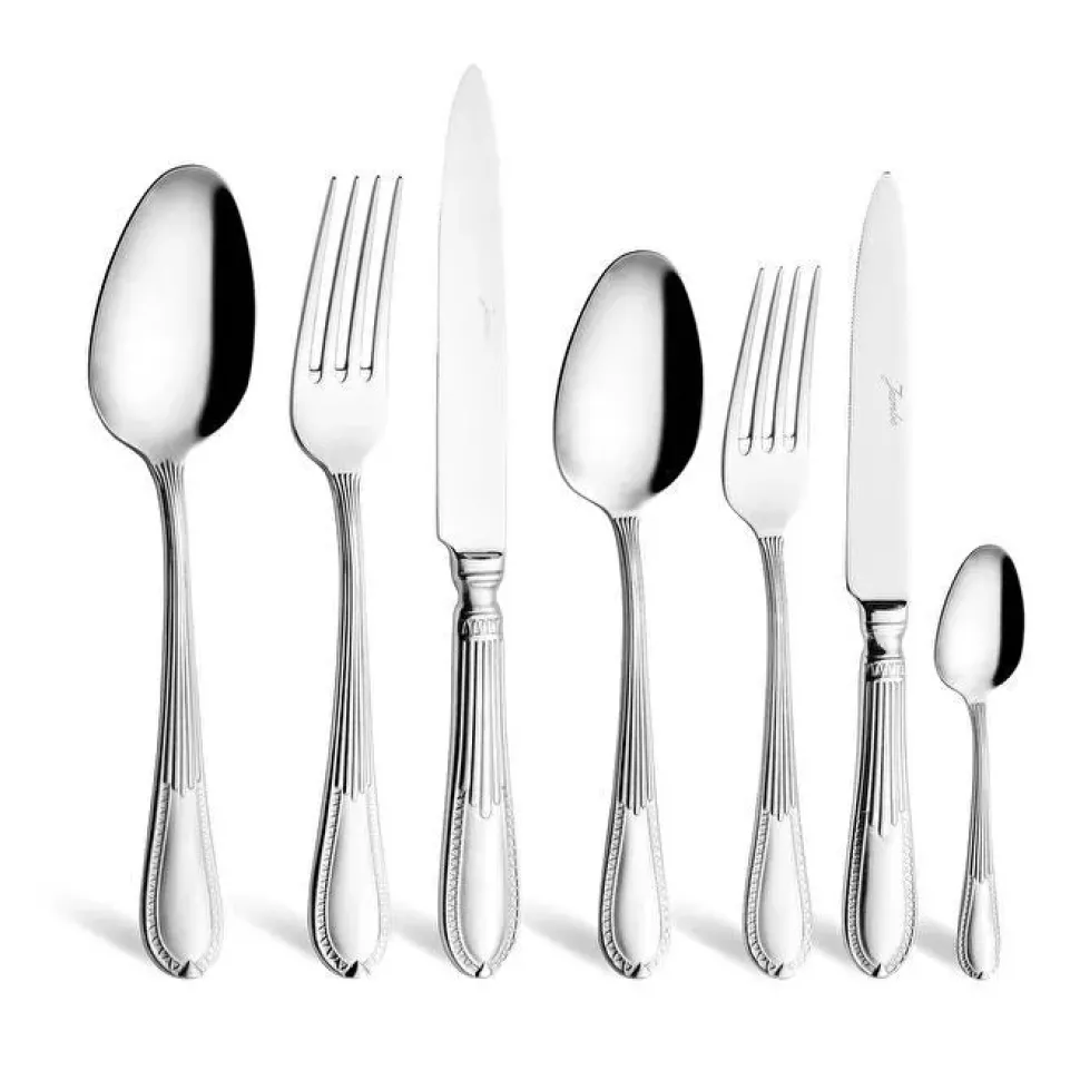Jumbo 3401 84-teiliges Besteckset für 12 Personen aus Edelstahl