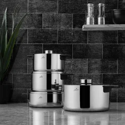 Jumbo Infinity 3PLY 8-teiliges Edelstahl-Kochgeschirrset mit Induktionsboden