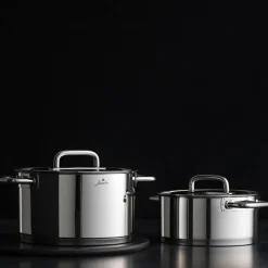 Jumbo Metalix 8-teiliges Kochgeschirr-Set mit Induktionsboden