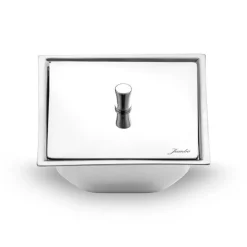 Jumbo New 9100 28-teiliges eckiges Teeset – Edelstahl