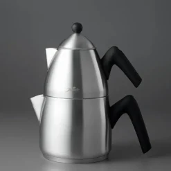 Jumbo Steel Teekanne mit Induktionsboden, matt