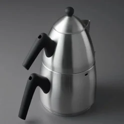 Jumbo Steel Teekanne mit Induktionsboden, matt