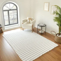 Kaşmir Halı 7/24 Cosy Premium Bubble Weiß 120x180 cm