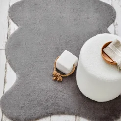 Kaşmir Halı 7/24 Cosy Dunkelgrau Teppich 100x140 cm