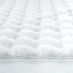 Kaşmir Halı Cosy Premium Bubble Weiß Oval 100x150 cm