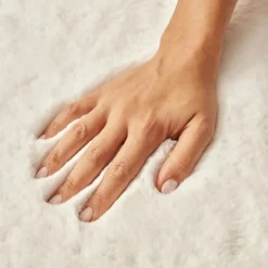 Kaşmir Halı 7/24 Cosy Premium, Weiß, 70x100 cm