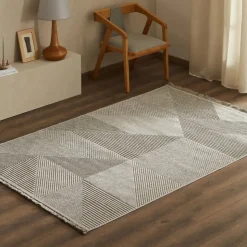 Kaşmir Halı 7/24 İskandinav Clara, Grau, 160x230 cm