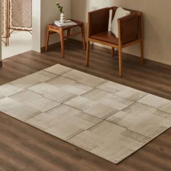 Kaşmir Halı 7/24 İskandinav Elin, Beige, 80x300 cm