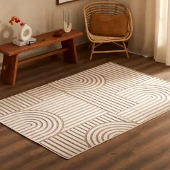 Kaşmir Halı 7/24 İskandinav Thor, Beige, 160x230 cm