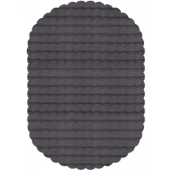 Kaşmir Halı Cosy Premium Bubble Anthrazit Oval 100x150 cm