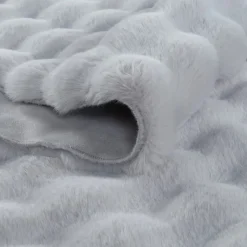 Kaşmir Halı Cosy Premium Bubble Hellgrau Oval, 100x150 cm