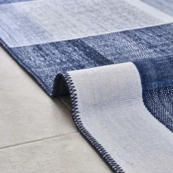 Kaşmir Halı Dekoratif Art Trend Deep Blue Teppich 80 x 300