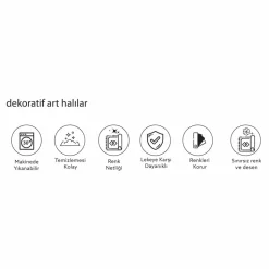 Kaşmir Halı Dekorativ Art Kitchen Teppich 80x300 cm