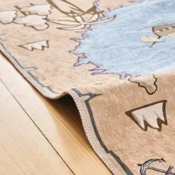 Kaşmir Halı Dekorative Art Kinder/Jugendliche Meer, 80x150 cm