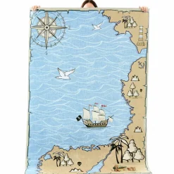 Kaşmir Halı Dekorative Art Kinder/Jugendliche Meer, 80x150 cm