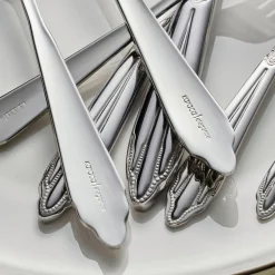 Karaca 316+ Mantilla für 12 Personen Elegance Besteckset, 84 Teilig