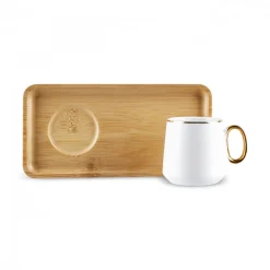 Karaca Ada Bamboo Platte 2 Person Kaffeetasse 90 Ml