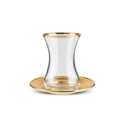 Karaca Ada Gold 18-teiliges Teeservice für 6 Personen