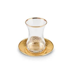 Karaca Ada Gold 18-teiliges Teeservice für 6 Personen