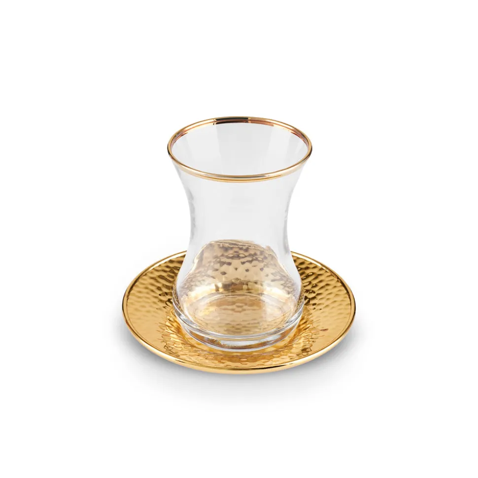 Karaca Ada Gold 18-teiliges Teeservice für 6 Personen