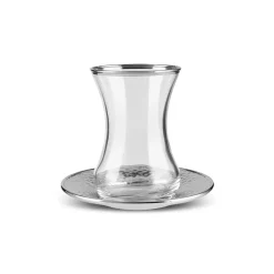 Karaca Ada Platin 18-teiliges Teeservice für 6 Personen