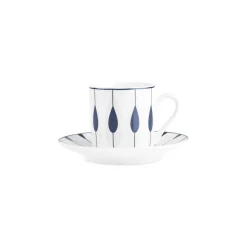 Karaca Ahenk 12-teiliges Bone China Espresso Türkisch-Kaffeetassen-Set für 6 Personen, 80 ml, Mehrfarbig
