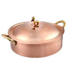 Karaca Alacahoyuk Kupfer Reistopf 18 cm