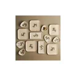 Karaca Alyvia Frühstücksset und Servierschalen 24- teilig für 6 Personen