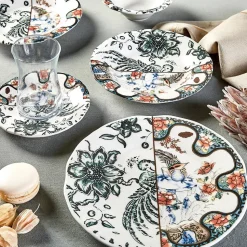 Karaca Anka für 4 Personen Frühstücksset und Servierschalen, 18 Teilig