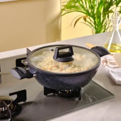 Karaca Aqua Granit Flaches Kochgeschirr 26 cm