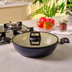 Karaca Aqua Granit Flaches Kochgeschirr 30 cm