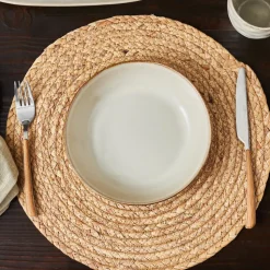 Karaca Aria Reactive Glaze Tiefer Teller, 20 cm, Beige